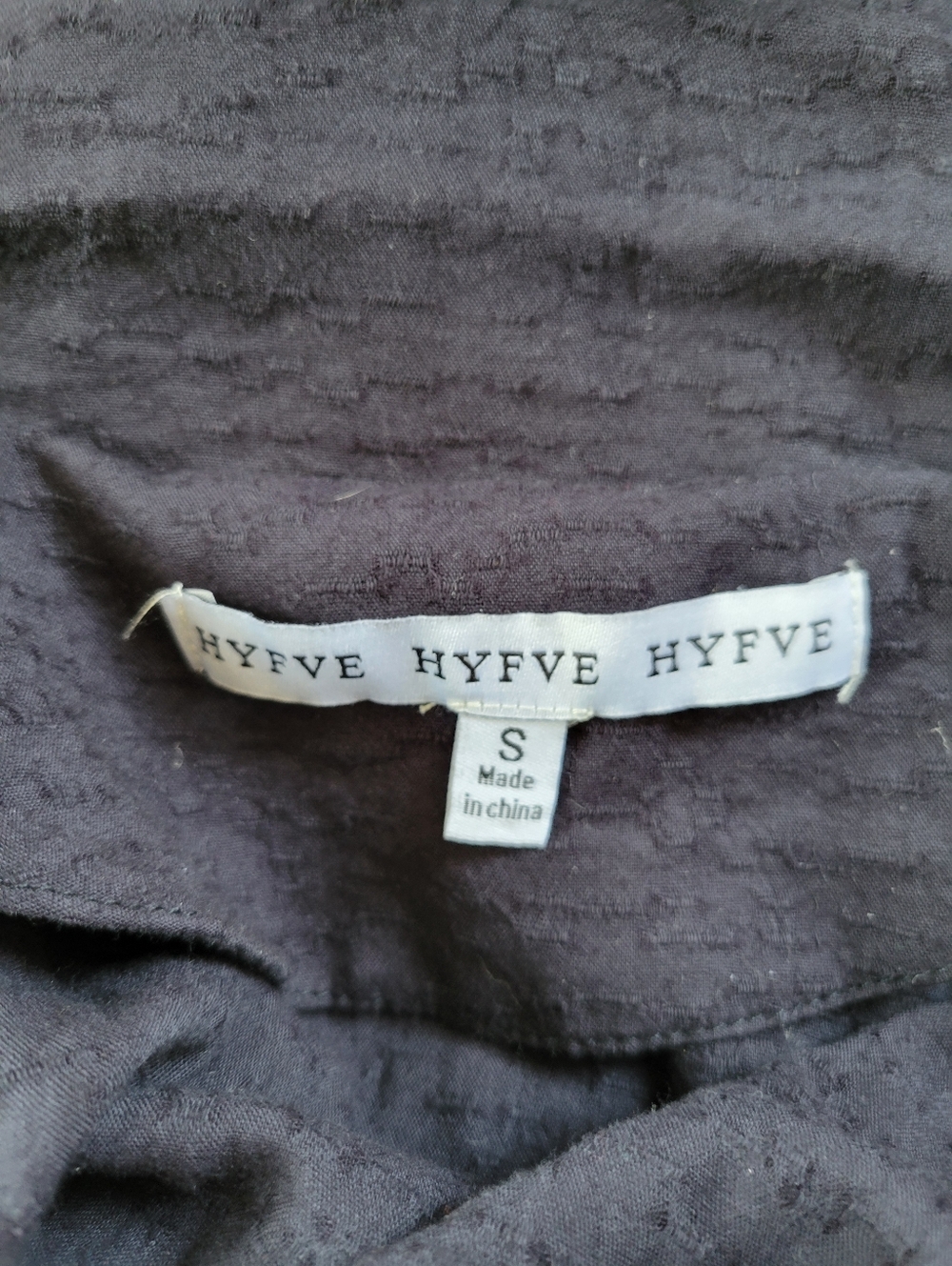 HYFVE | Classic Dark Navy Short Sleeve Self Tie Maxi Wide Leg Jumpsuit (SIZE S) - Picture 3 of 14